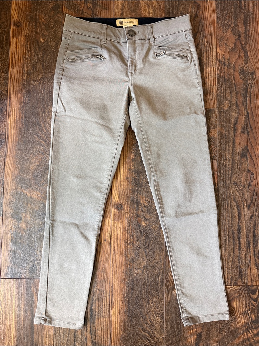 Democracy Taupe Skinny Jeans
